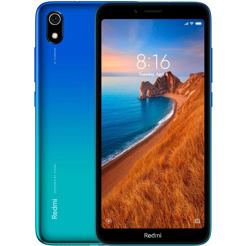 Telefon mobil Xiaomi Redmi 7A, Blue, RAM 2GB, Stoca   re 32GB